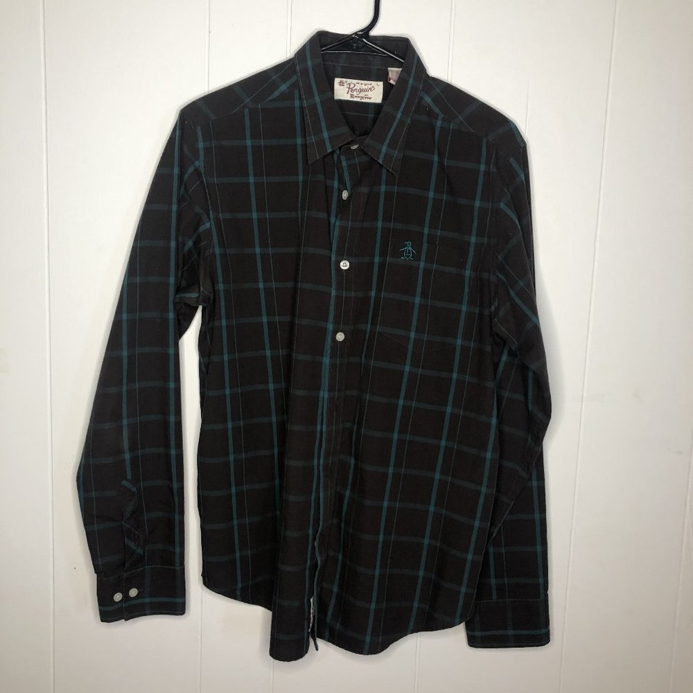 Original Penguin Button Down in Green